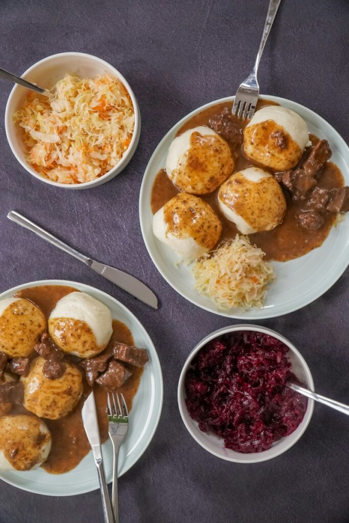 Goulash (Gulyás) served - European Traditiona foods
