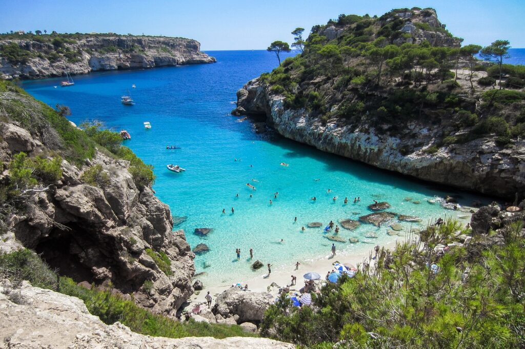 beach, mallorca, bay - European honeymoon destinations