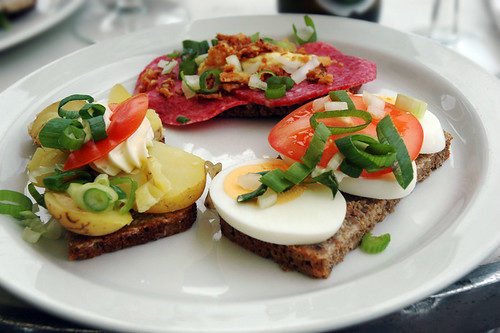 Smørrebrød, European traditional foods