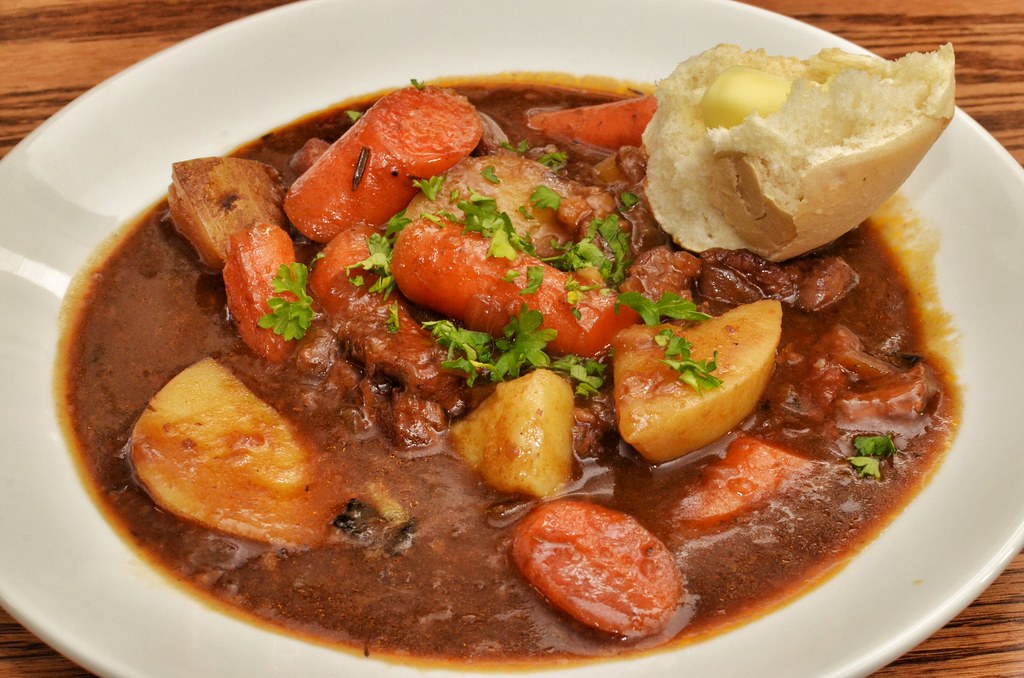 Irish Stew on plate - European traditional foods